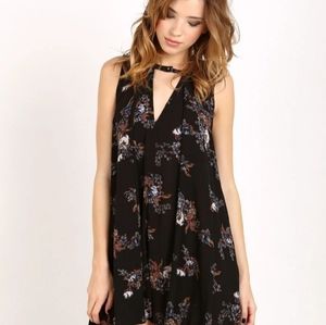 Free People Snap Out Of It Sleeveless Tree Swing Dress/Tunic